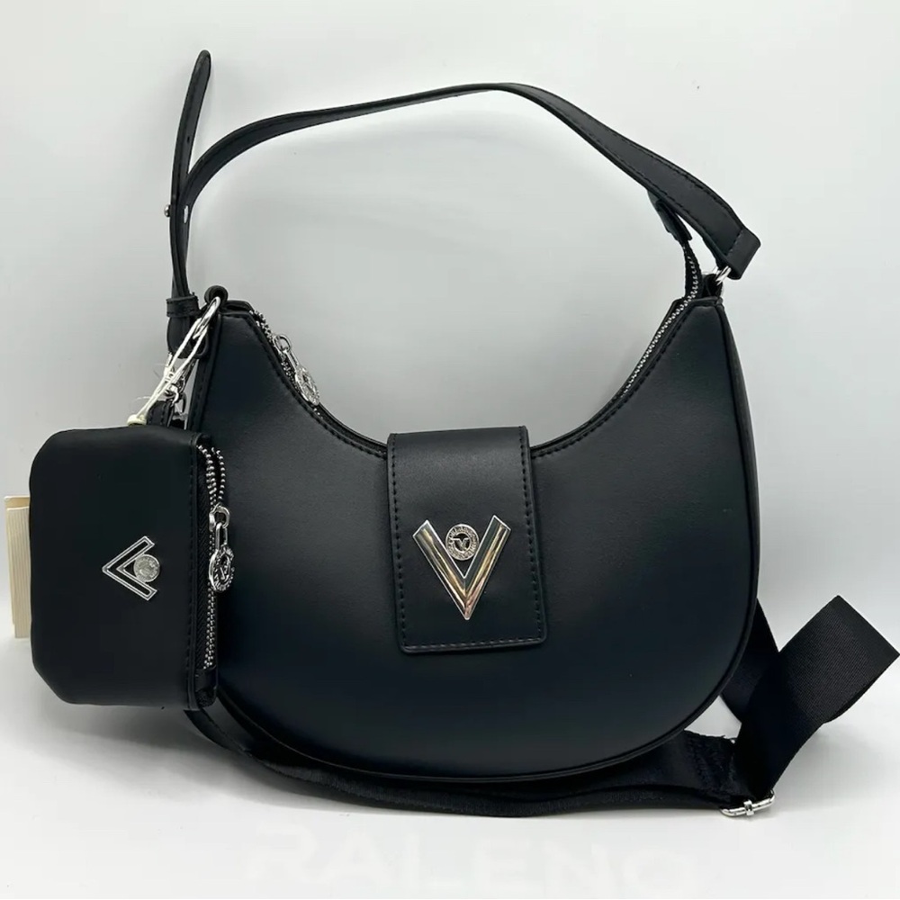 Valentino Orlandi crescent leather Purse and Pouch